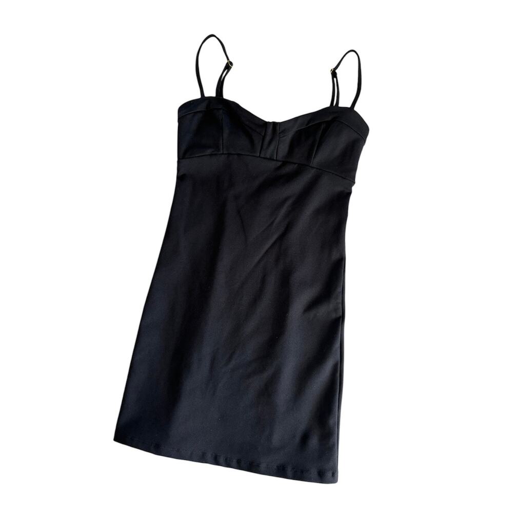 Free People Intimates Black Probably Should Bodycon Mini Dress Size Small - Picture 8 of 8